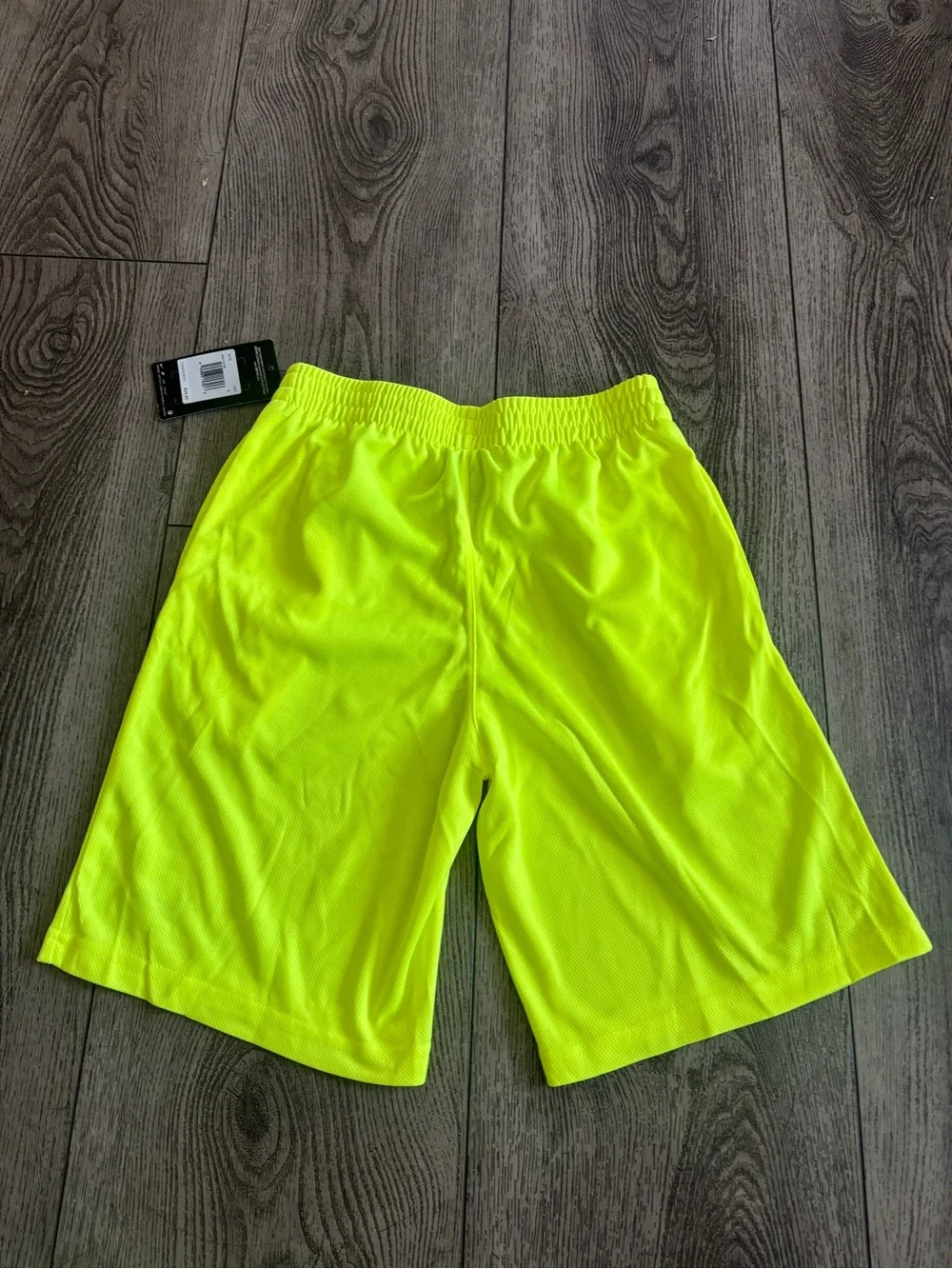 Nike boys Neon Yellow Performance Shorts
